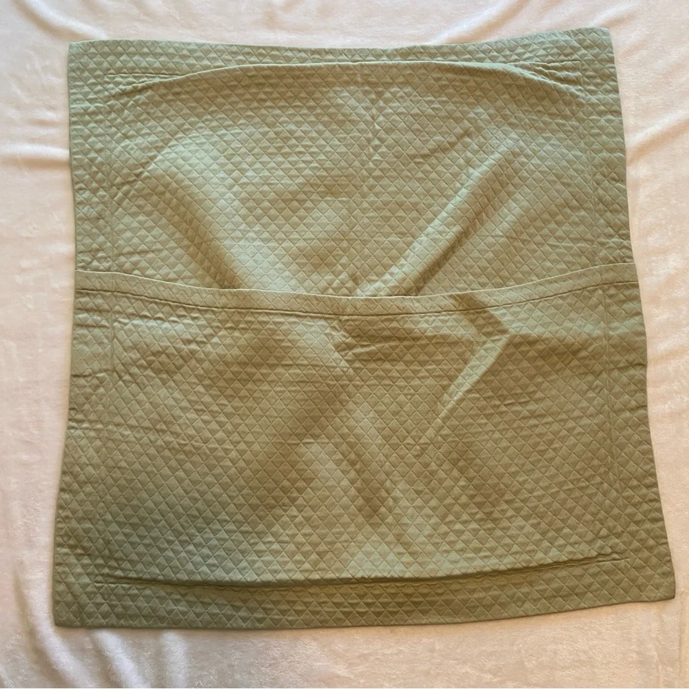 Set of 3 Restoration Hardware Green Shams